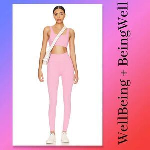NWOT WellBeing + BeingWell StretchWell Valle 7/8 Legging in Rose